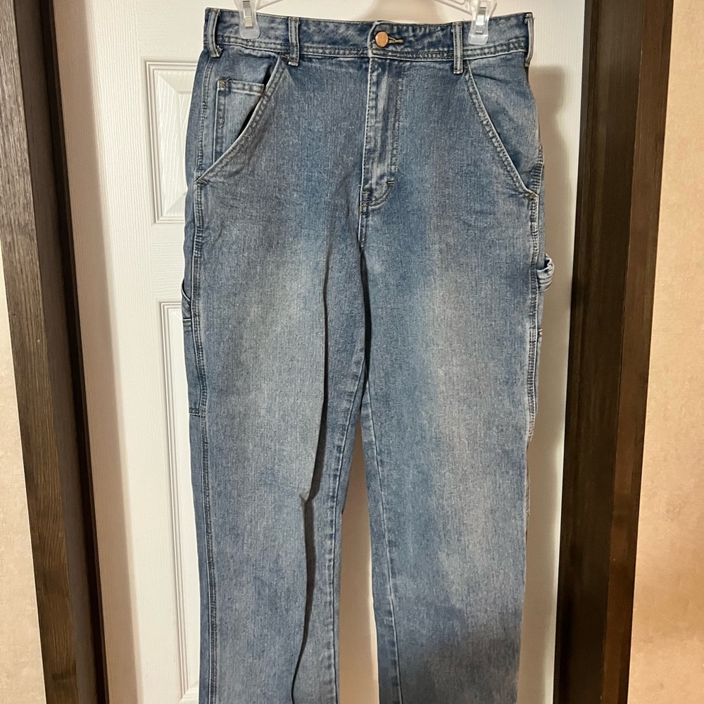 Fashion Nova Blue Flare Wide Leg Jeans